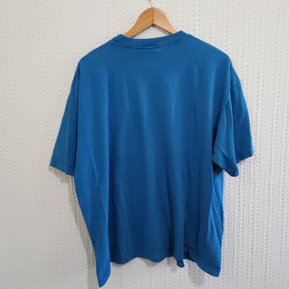 Vintage Hard Rock Hotel Las Vegas Embroidered Blue Crewneck Shirt Size X-Large - Picture 9 of 10